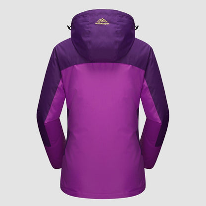 3 - in - 1 Waterproof Winter Coat, Fleece Lined,Two - Piece Suit, Hooded Ski & Hiking Jacket - veyora